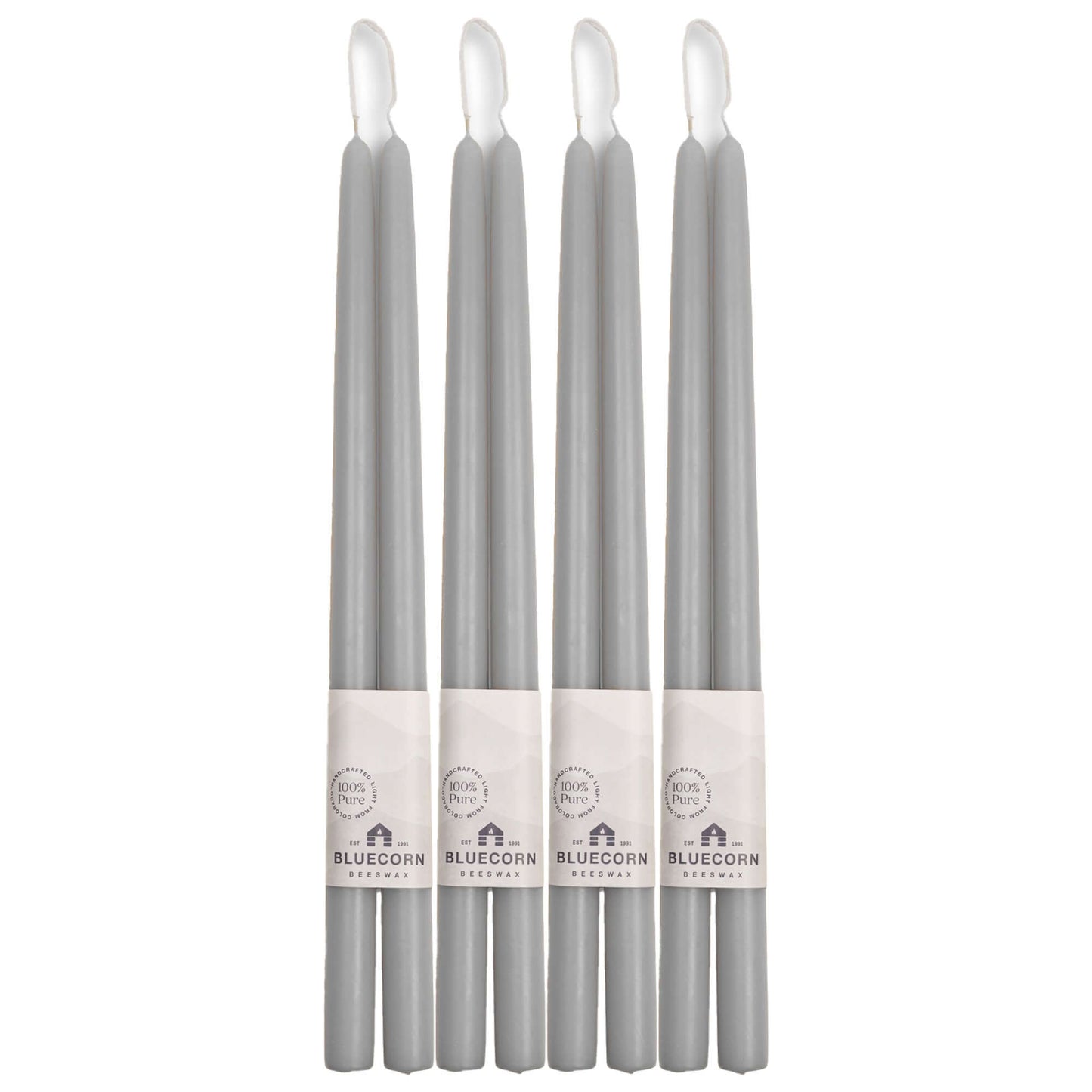 Hand-Dipped Beeswax Taper Candles - Bulk 4-Pair Bundle - Concordia Style Boutique