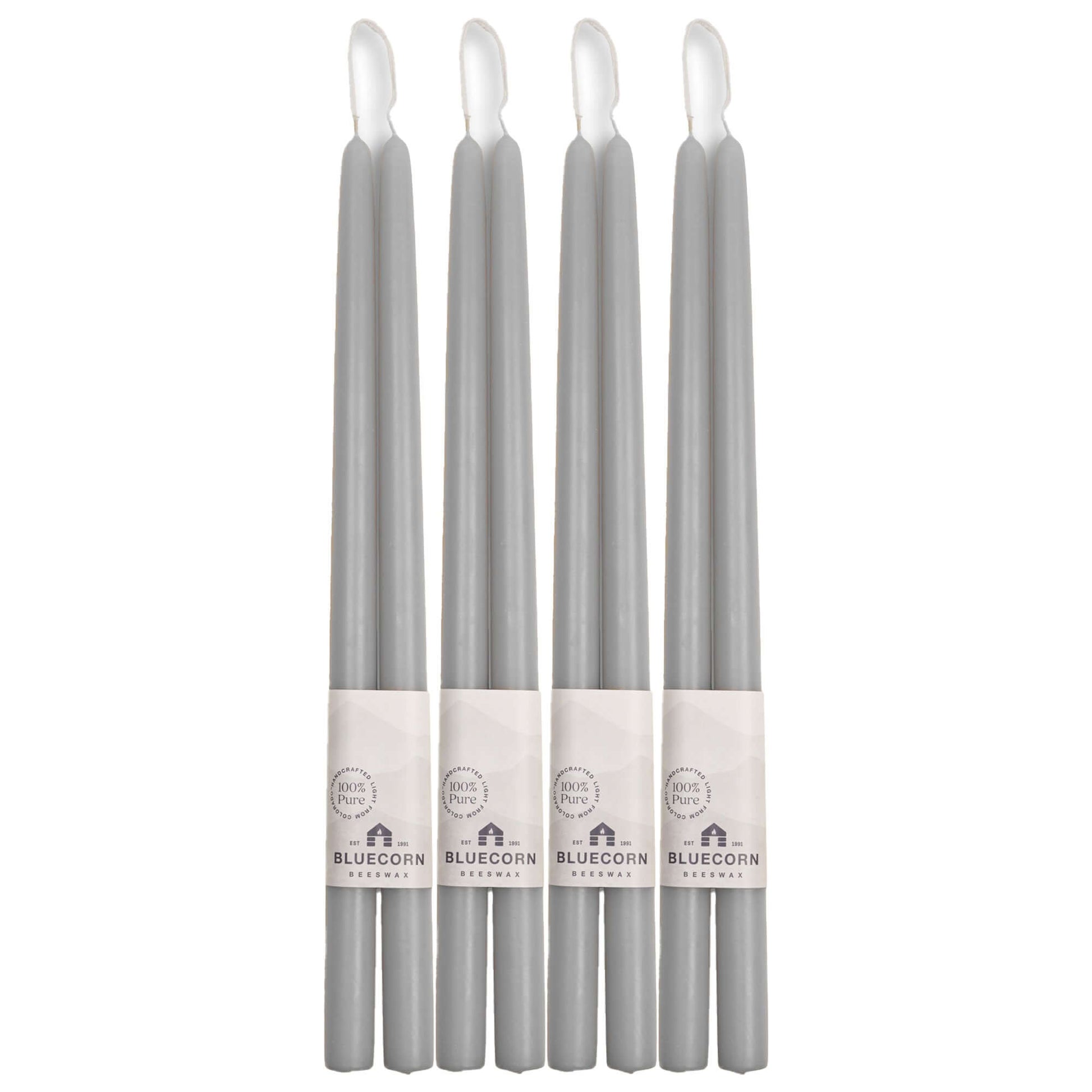 Hand-Dipped Beeswax Taper Candles - Bulk 4-Pair Bundle - Concordia Style Boutique