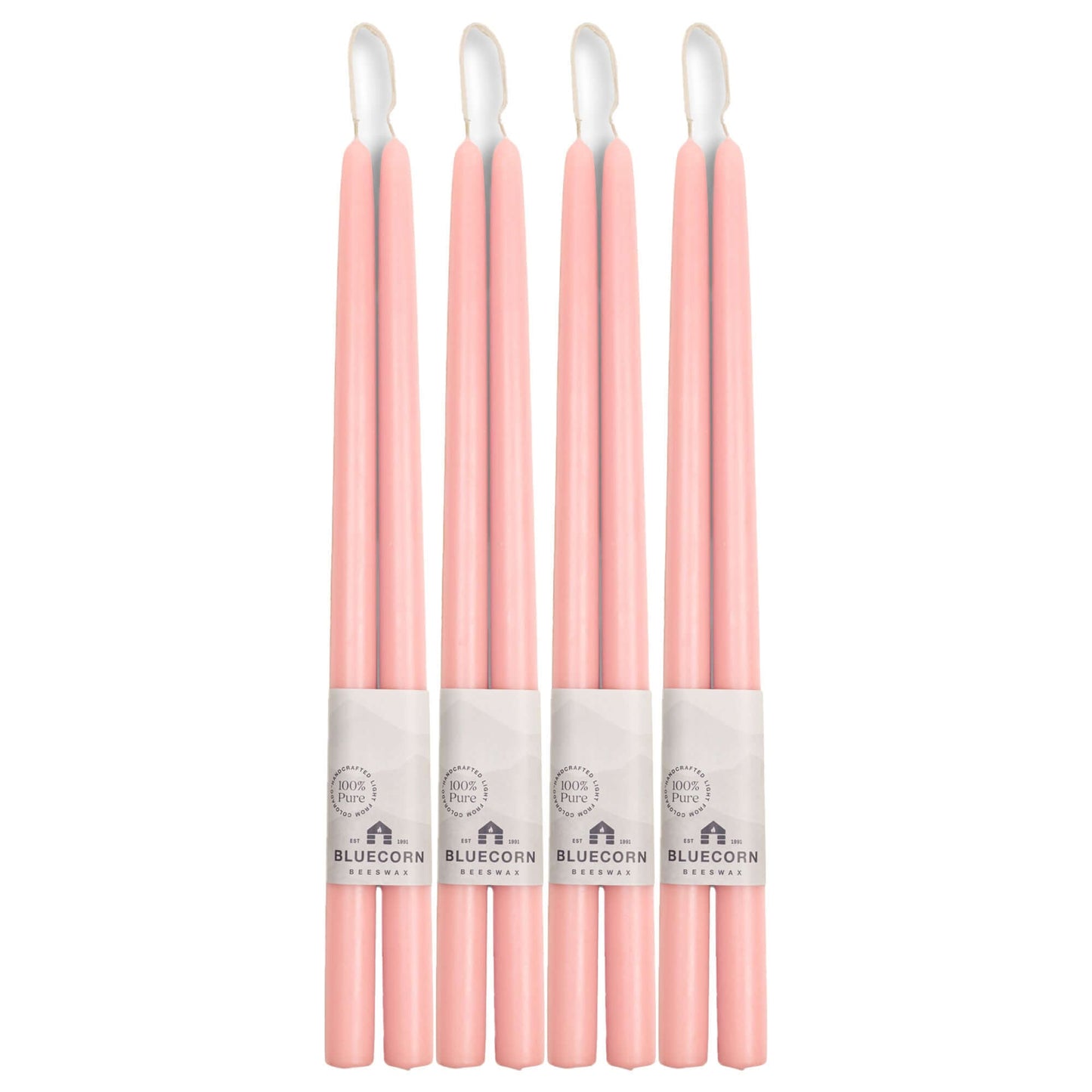 Hand-Dipped Beeswax Taper Candles - Bulk 4-Pair Bundle - Concordia Style Boutique