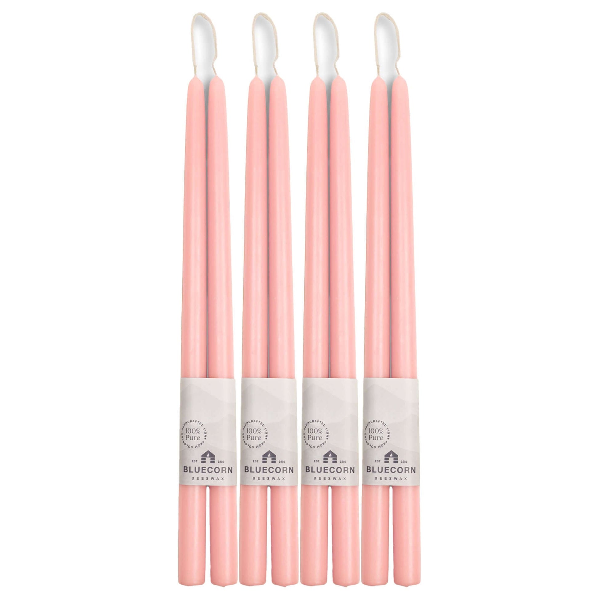 Hand-Dipped Beeswax Taper Candles - Bulk 4-Pair Bundle - Concordia Style Boutique