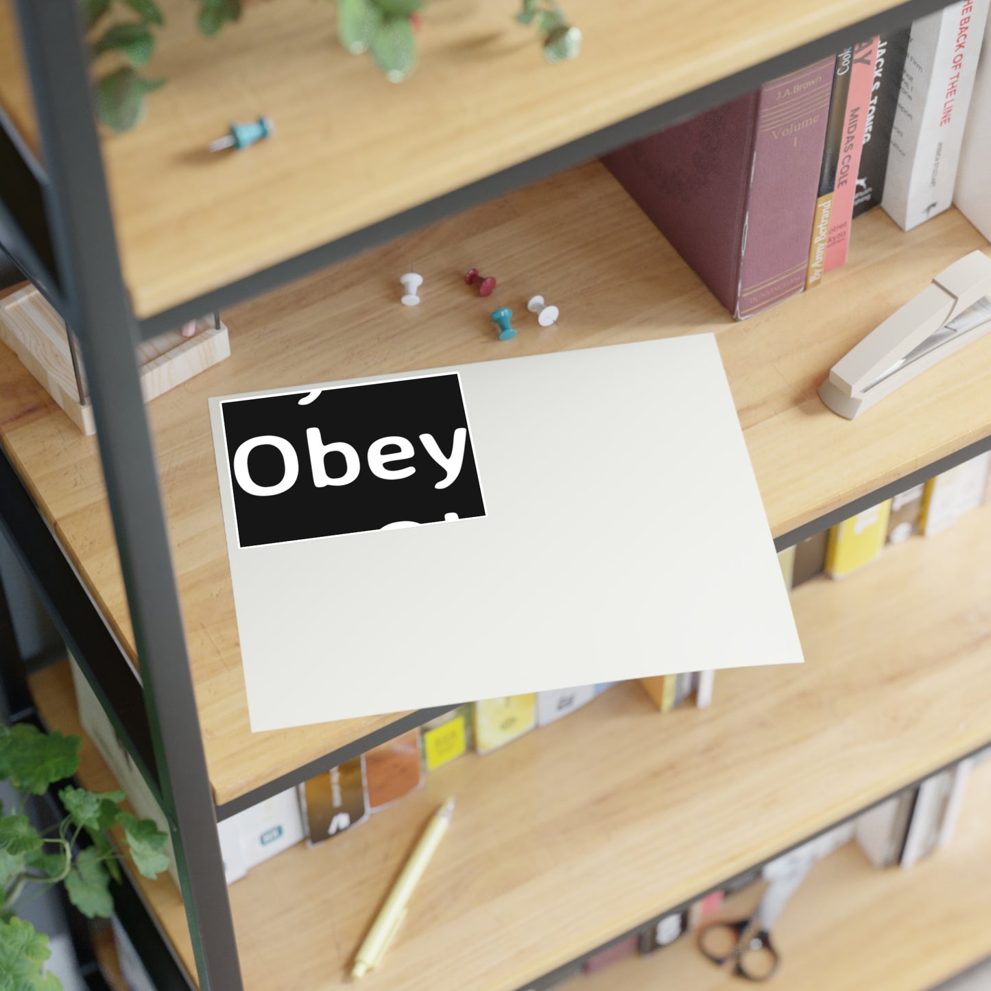 "Obey" - Sticker Sheets - Premium Paper products from Concordia Style Boutique - Just $15.90! Shop now at Concordia Style Boutique