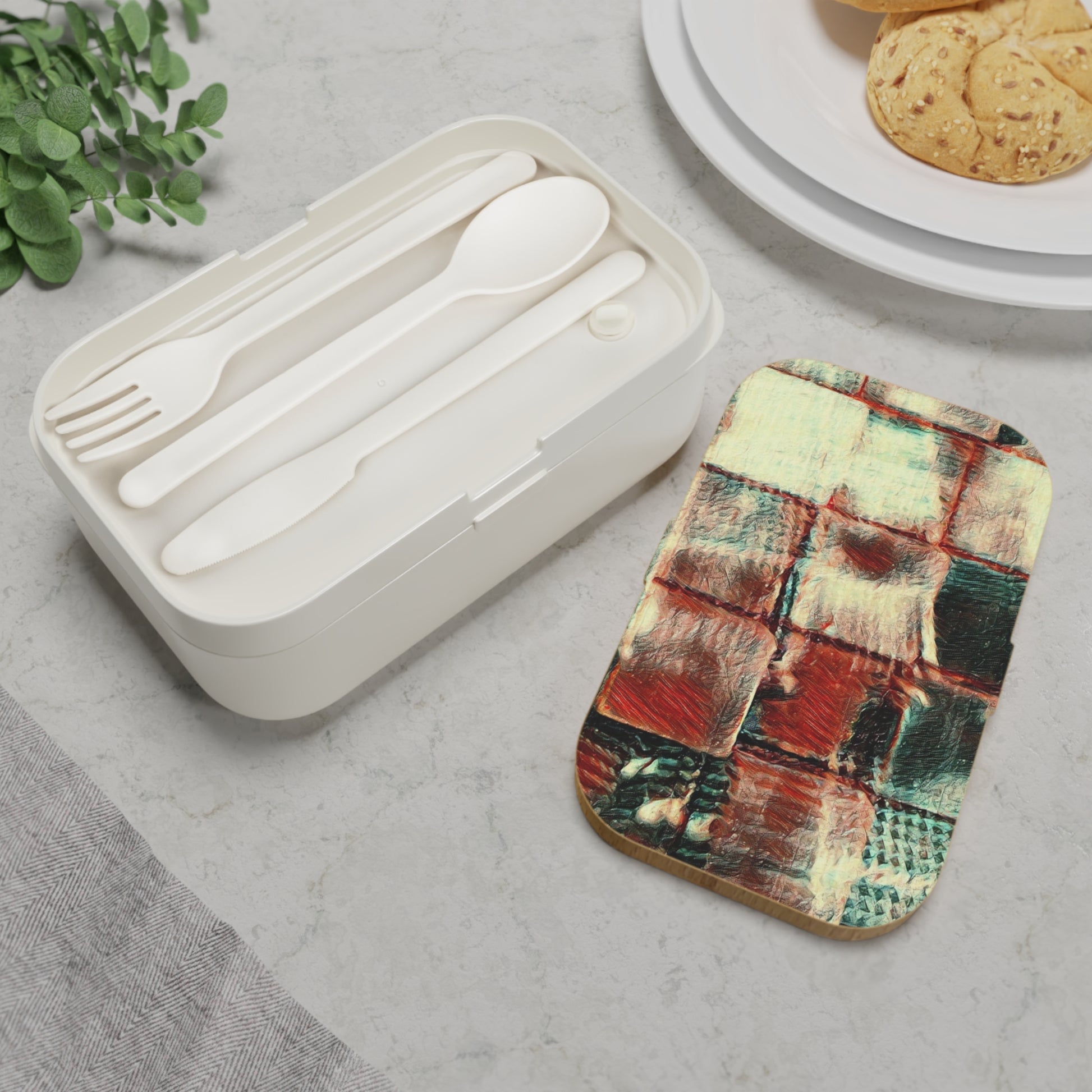 Bento Lunch Box -"Square Dance" - Premium Lunch Box from Concordia Style Boutique - Just $45.88! Shop now at Concordia Style Boutique