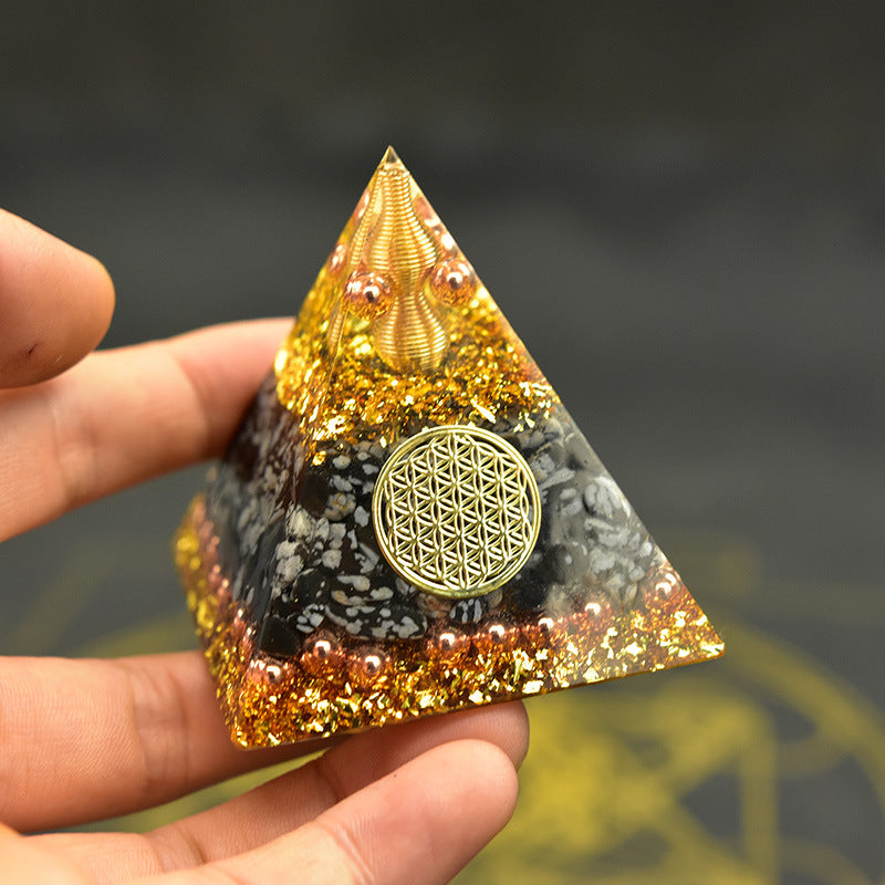 Reiki Orgonite Energy Pyramid - Premium pyramid from Concordia Style Boutique - Just $27! Shop now at Concordia Style Boutique