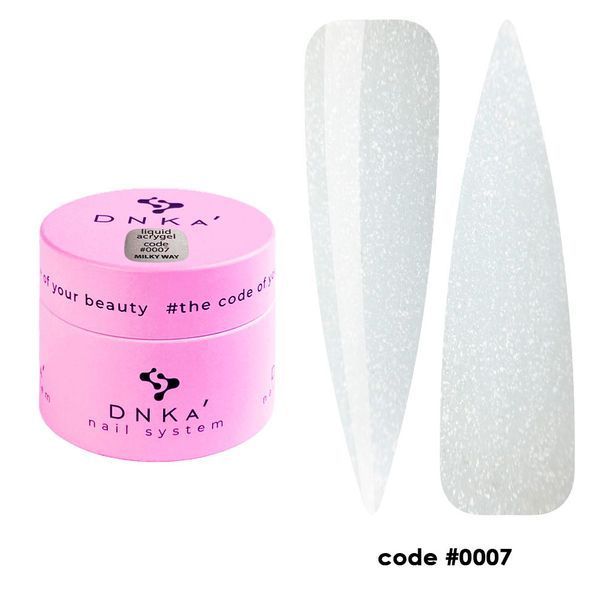 Nail gel DNKa Liquid Acrygel 12ml,15ml.