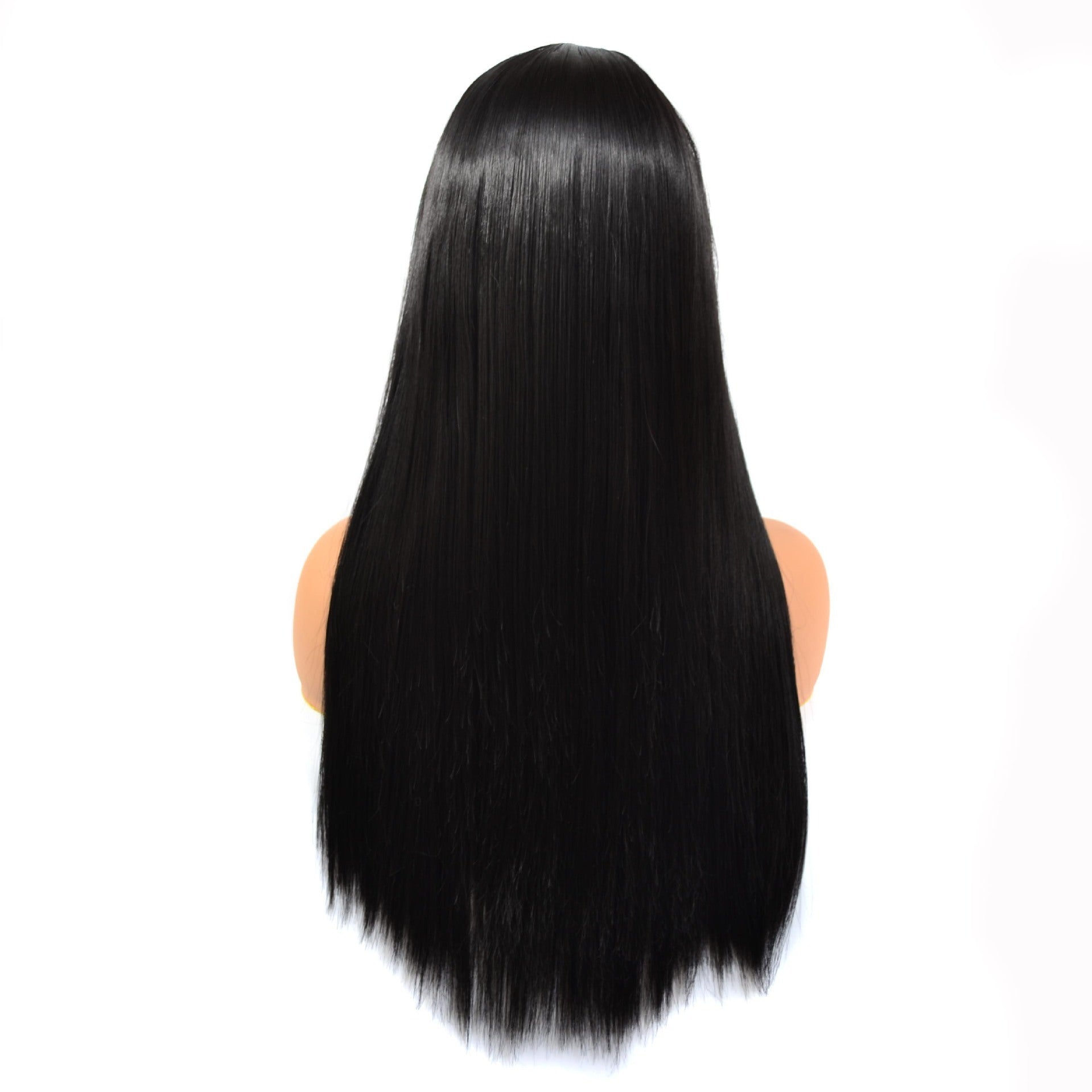 Amazon African Wig -  Long Straight Hair with Full Bangs and Flat Bangs - Premium wig from Concordia Style Boutique - Just $16.97! Shop now at Concordia Style Boutique