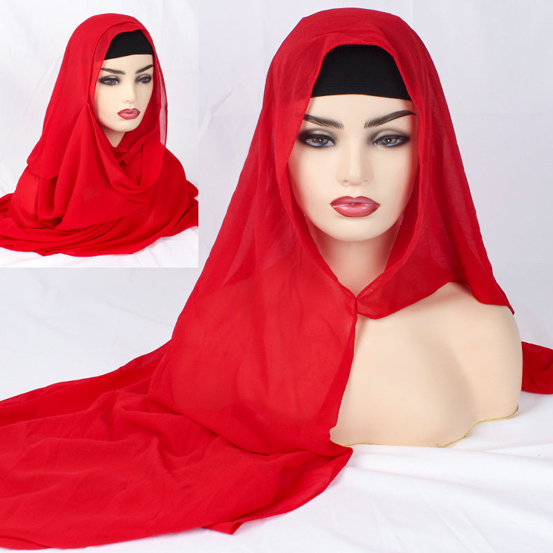 Pure Color Headscarf Set - Malay-Indonesia Hijab - Veil Long Scarf Women - Premium hijab from Concordia Style Boutique - Just $17.87! Shop now at Concordia Style Boutique