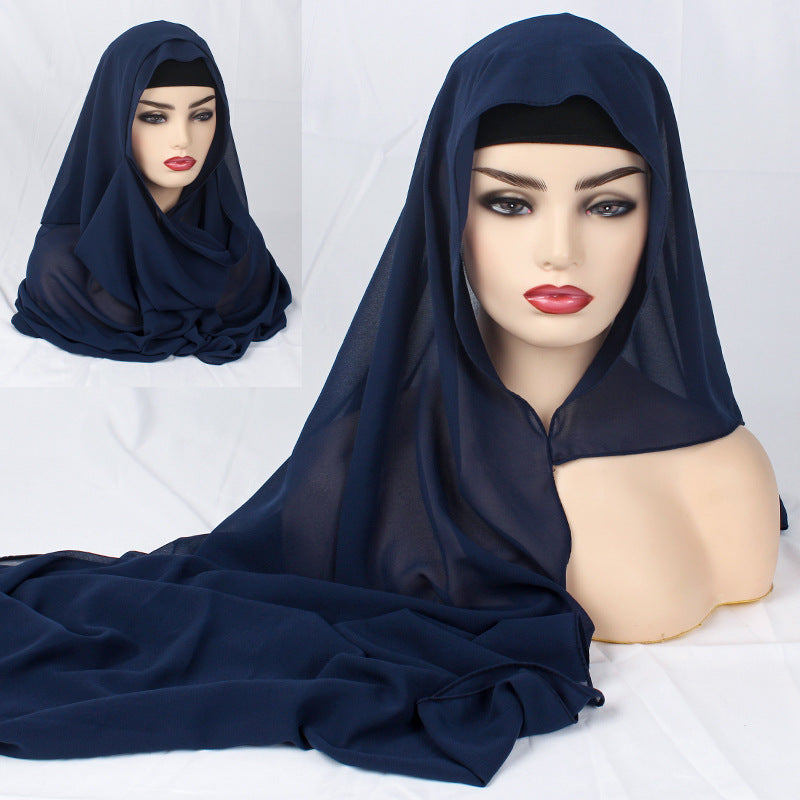 Pure Color Headscarf Set - Malay-Indonesia Hijab - Veil Long Scarf Women - Premium hijab from erDouckan - Just $17.87! Shop now at Concordia Style Boutique