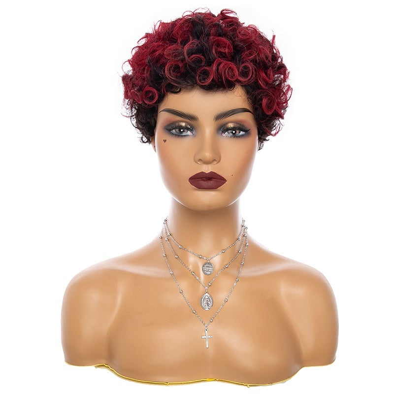 Short Curly Hair Ladies Wig - Premium wig from Concordia Style Boutique - Just $21.97! Shop now at Concordia Style Boutique