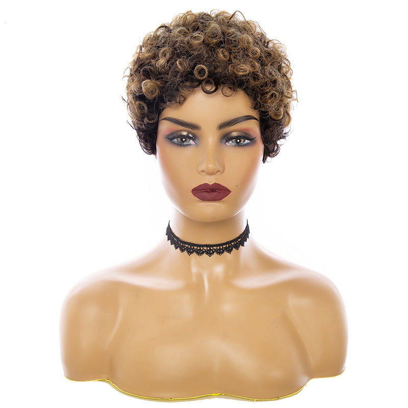 Short Curly Hair Ladies Wig - Premium wig from Concordia Style Boutique - Just $21.97! Shop now at Concordia Style Boutique