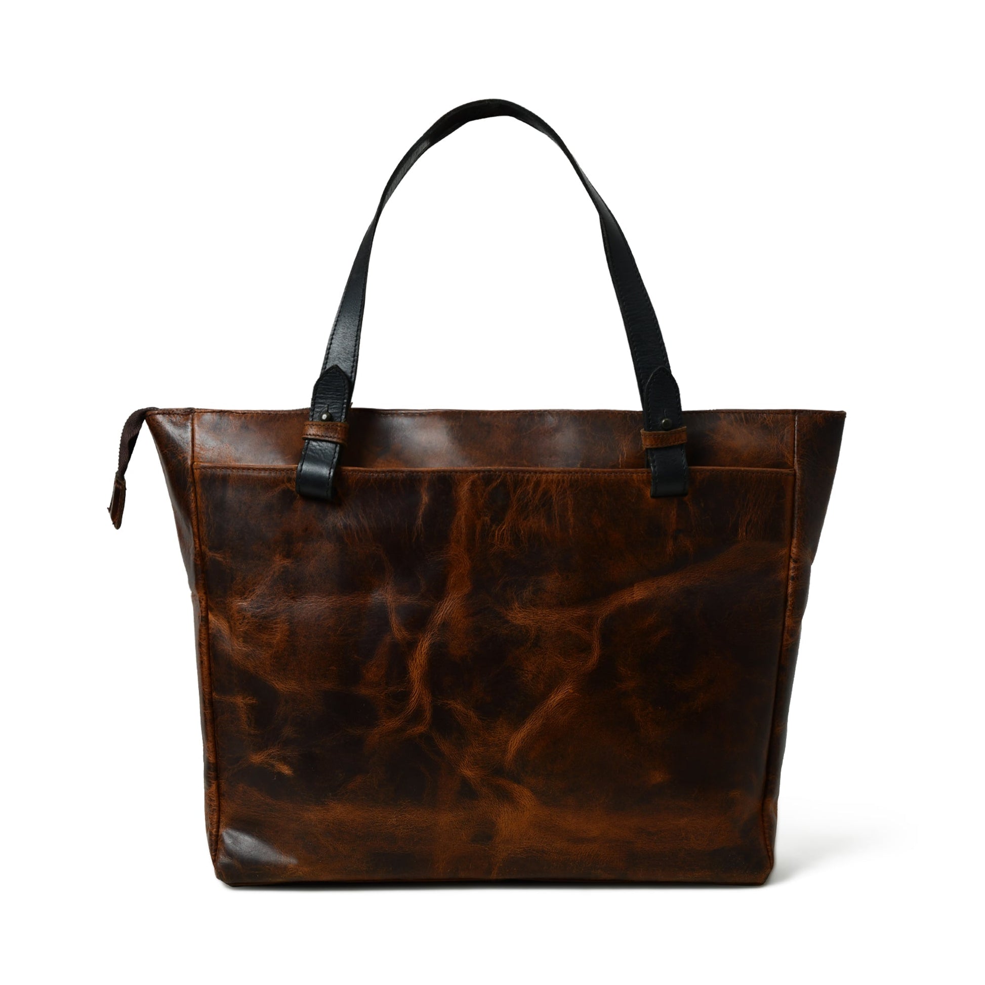 Portland Leather Tote with Zipper - Concordia Style Boutique