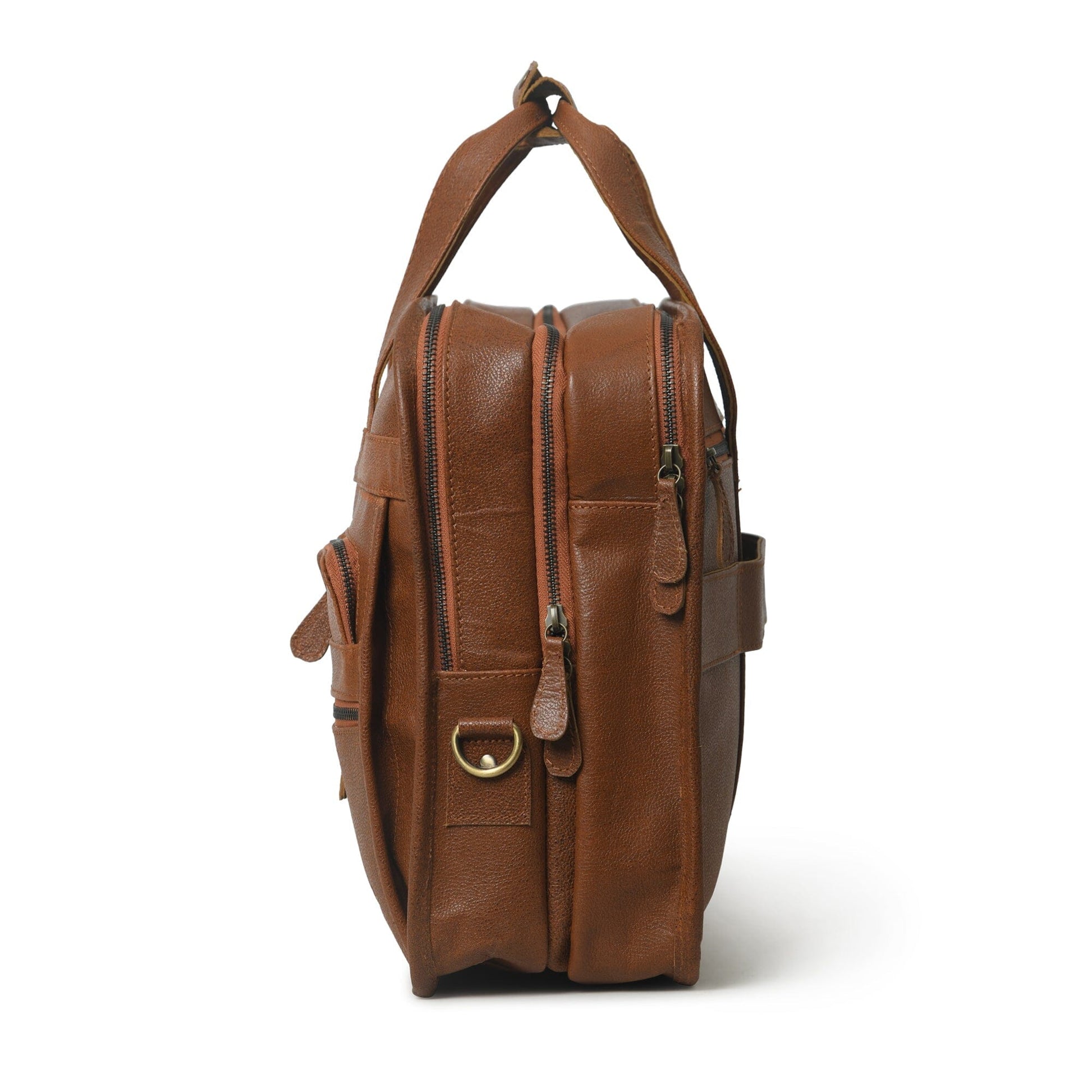 MaheTri Captain Buffalo Briefcase - Concordia Style Boutique