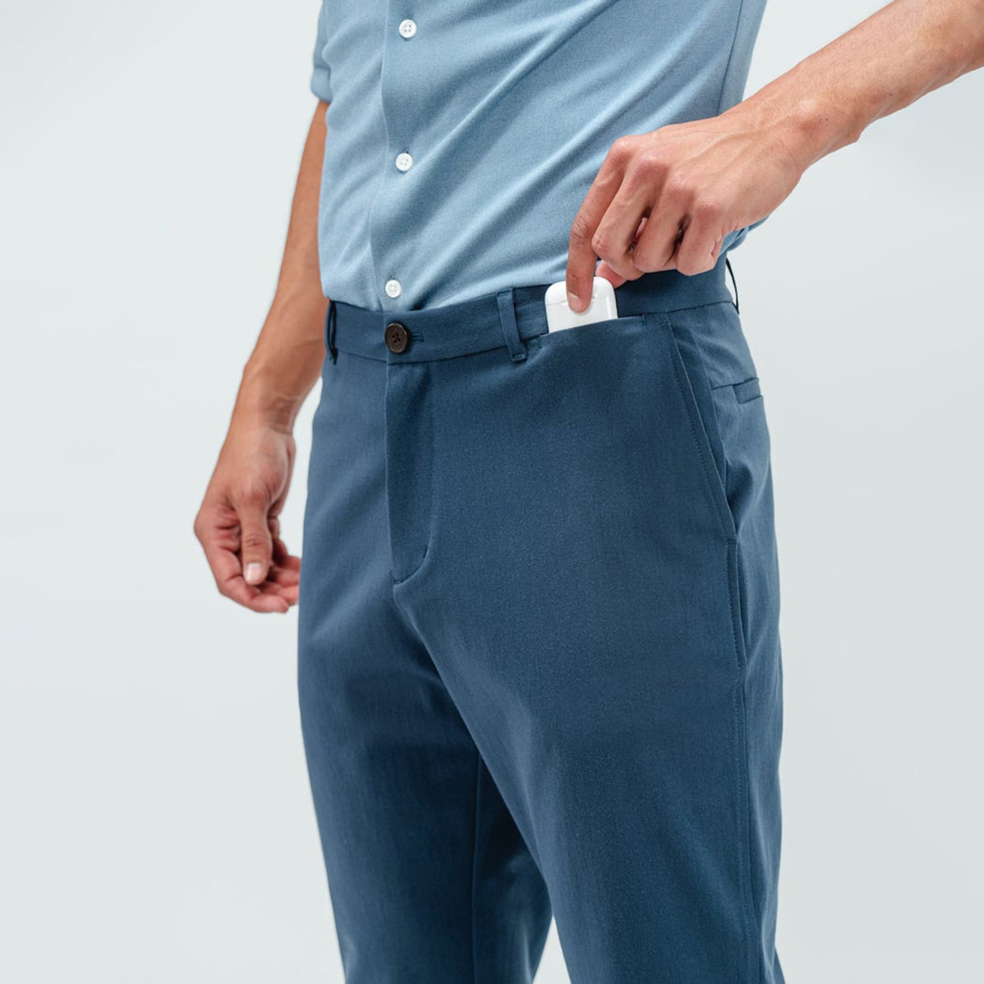 Men's Pace Tapered Chino - Faded Indigo - Concordia Style Boutique