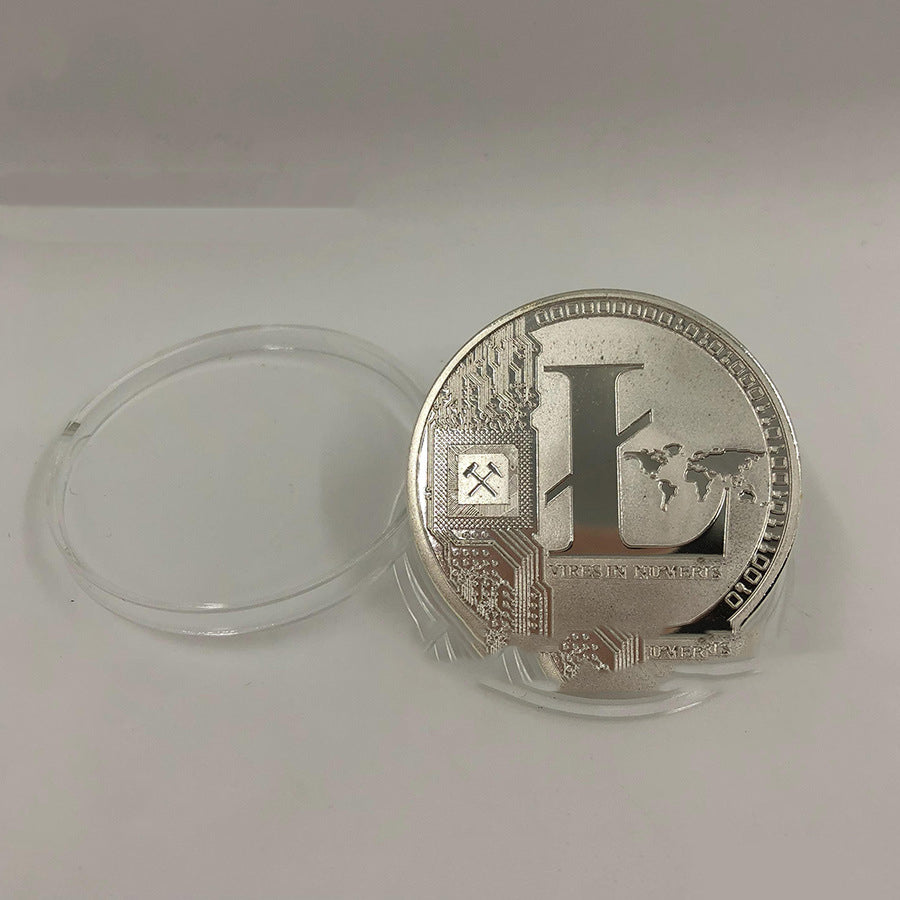 Multi Metal Commemorative Crypto Coin - Digital Virtual Coin - Premium Commemorative Coin from Concordia Style Boutique - Just $25.87! Shop now at Concordia Style Boutique