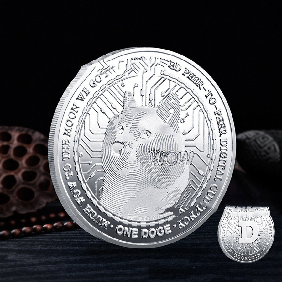 Multi Metal Commemorative Coin - Digital Virtual Coin- Bitcoin Coin - Premium Commemorative Coin from erDouckan - Just $25.87! Shop now at Concordia Style Boutique