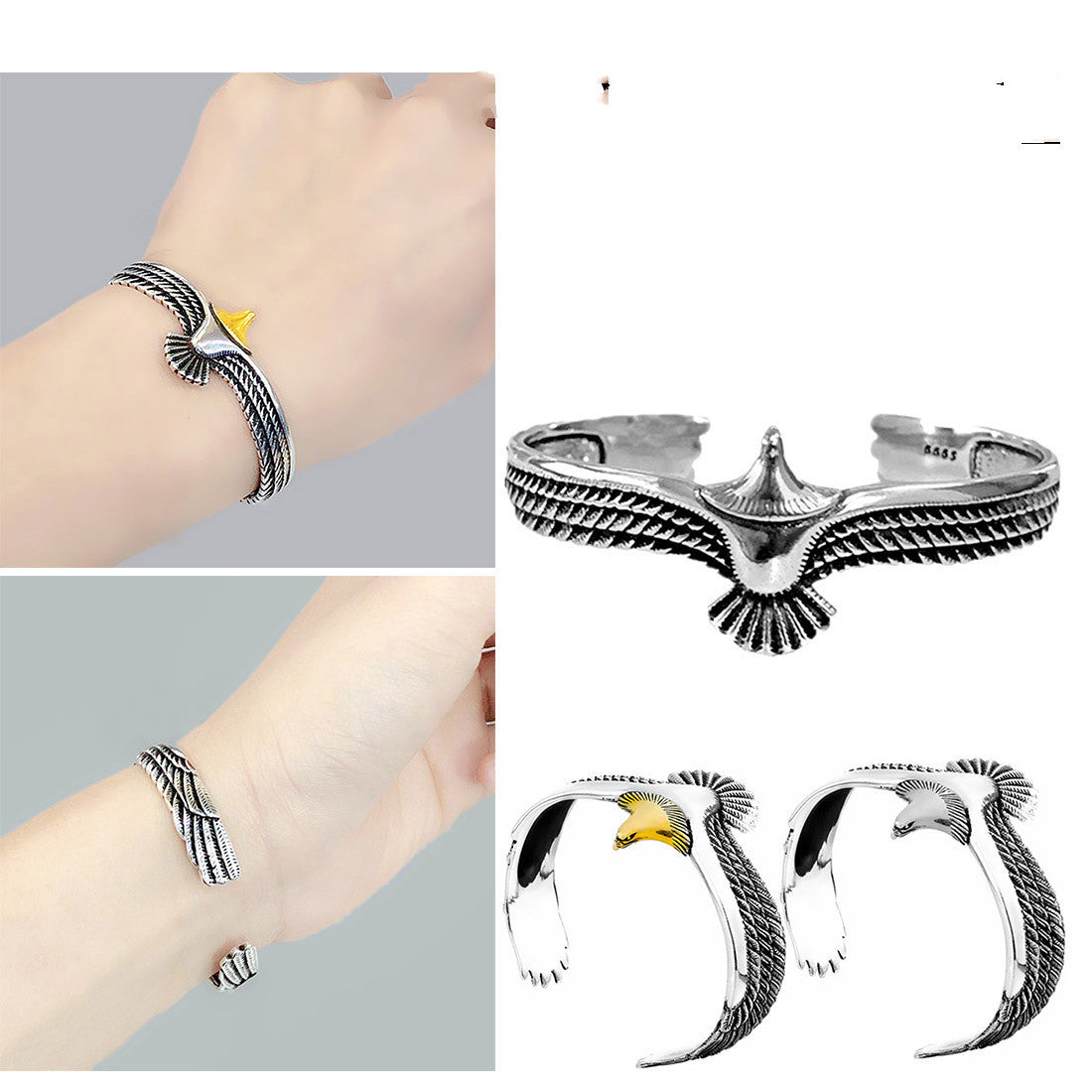 Viking Eagle Cuff Bracelet - Premium bracelet from erDouckan - Just $16.83! Shop now at Concordia Style Boutique