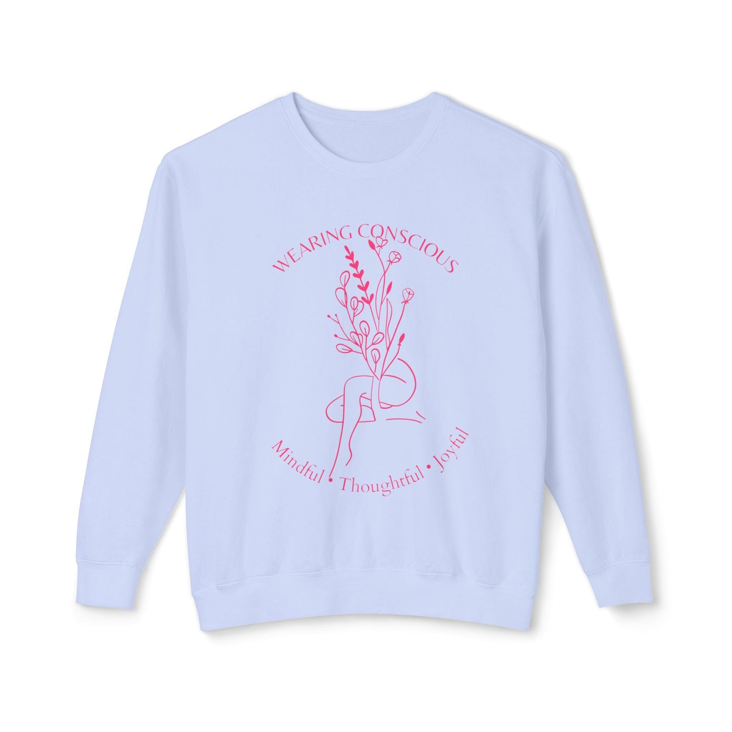 Spring Mindfulness Crewneck Sweatshirt - Joyous and Conscious Design