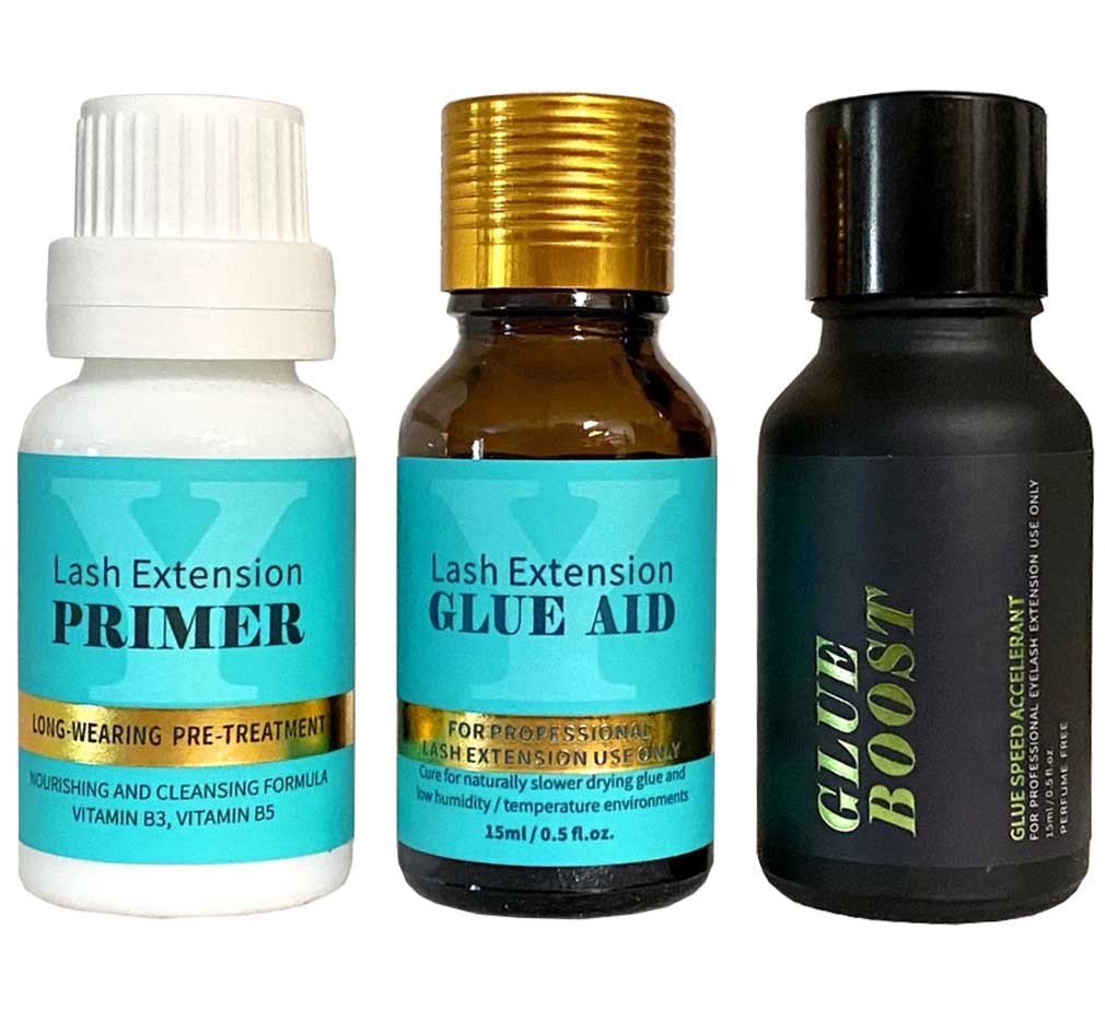 Lash Glue BOND, Glue Speed Accelerant/ Booster- Apply on lashes after extension【with Vitamin B3 & B5】Restore+Strengthen+Anti-loss