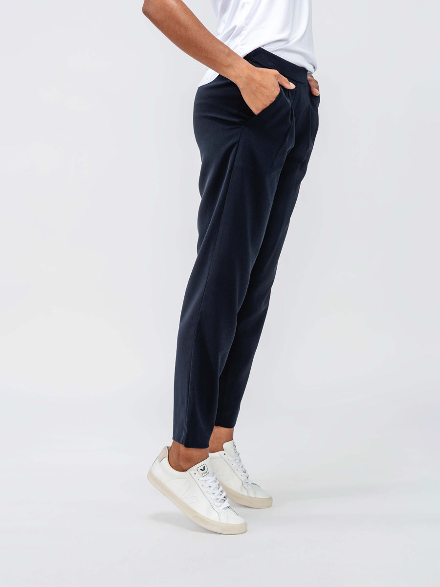 Women's Swift Drape Pant - Navy (WF3) - Concordia Style Boutique