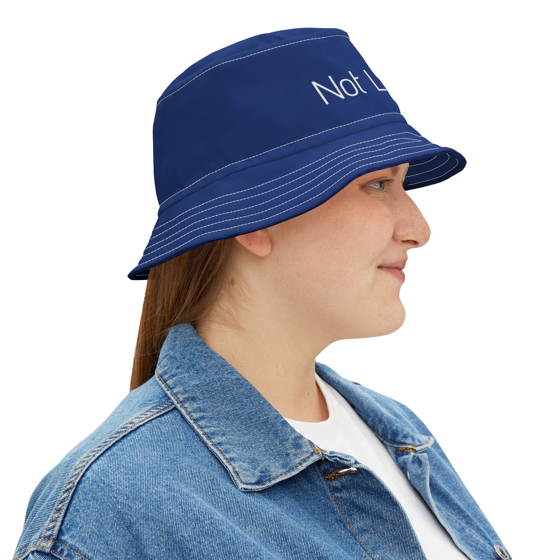 "They Not Like Us" - Bucket Hat (Blue) - Premium Hats from Concordia Style Boutique - Just $27.84! Shop now at Concordia Style Boutique