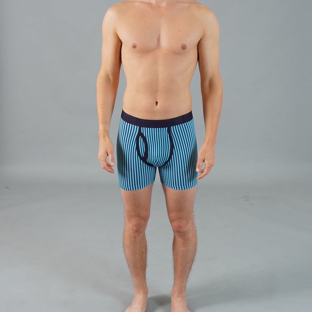 Newman Boxer Brief | Vertical Stripe Blue - Concordia Style Boutique