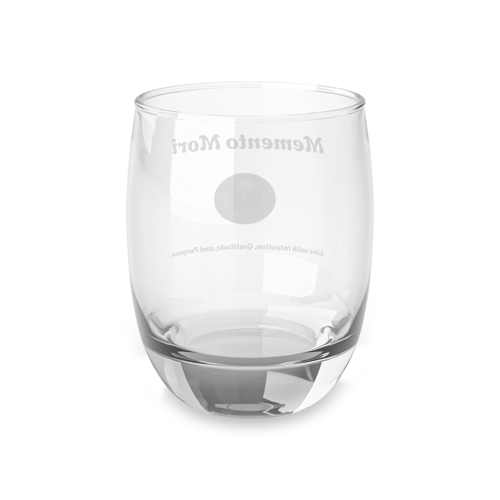 "Memento Mori" Whiskey Glass - "Live with Intention, Gratitude, and Purpose" - Premium Mug from Concordia Style Boutique - Just $22.93! Shop now at Concordia Style Boutique