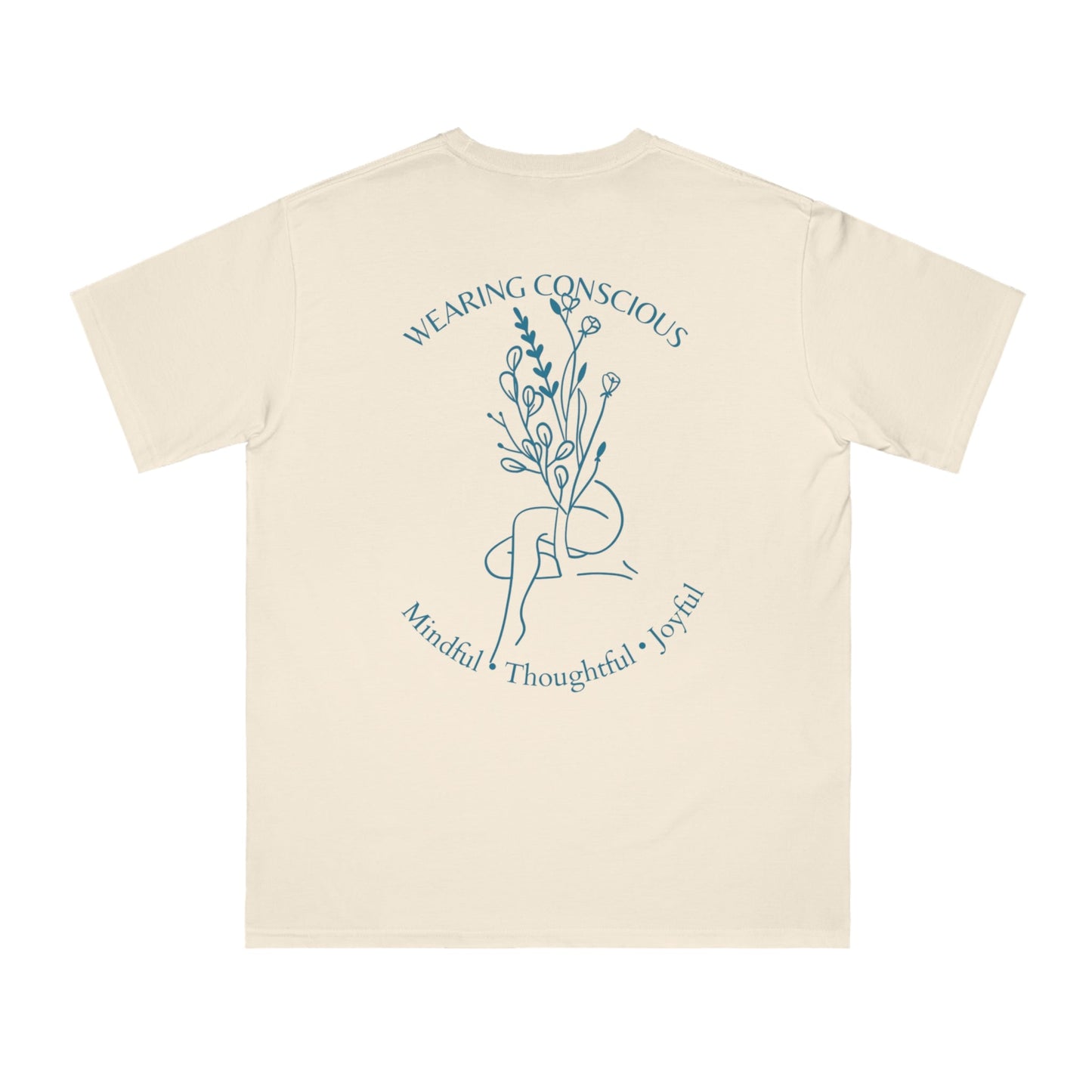 Mindful Thoughtful Joyful Organic Unisex T-Shirt