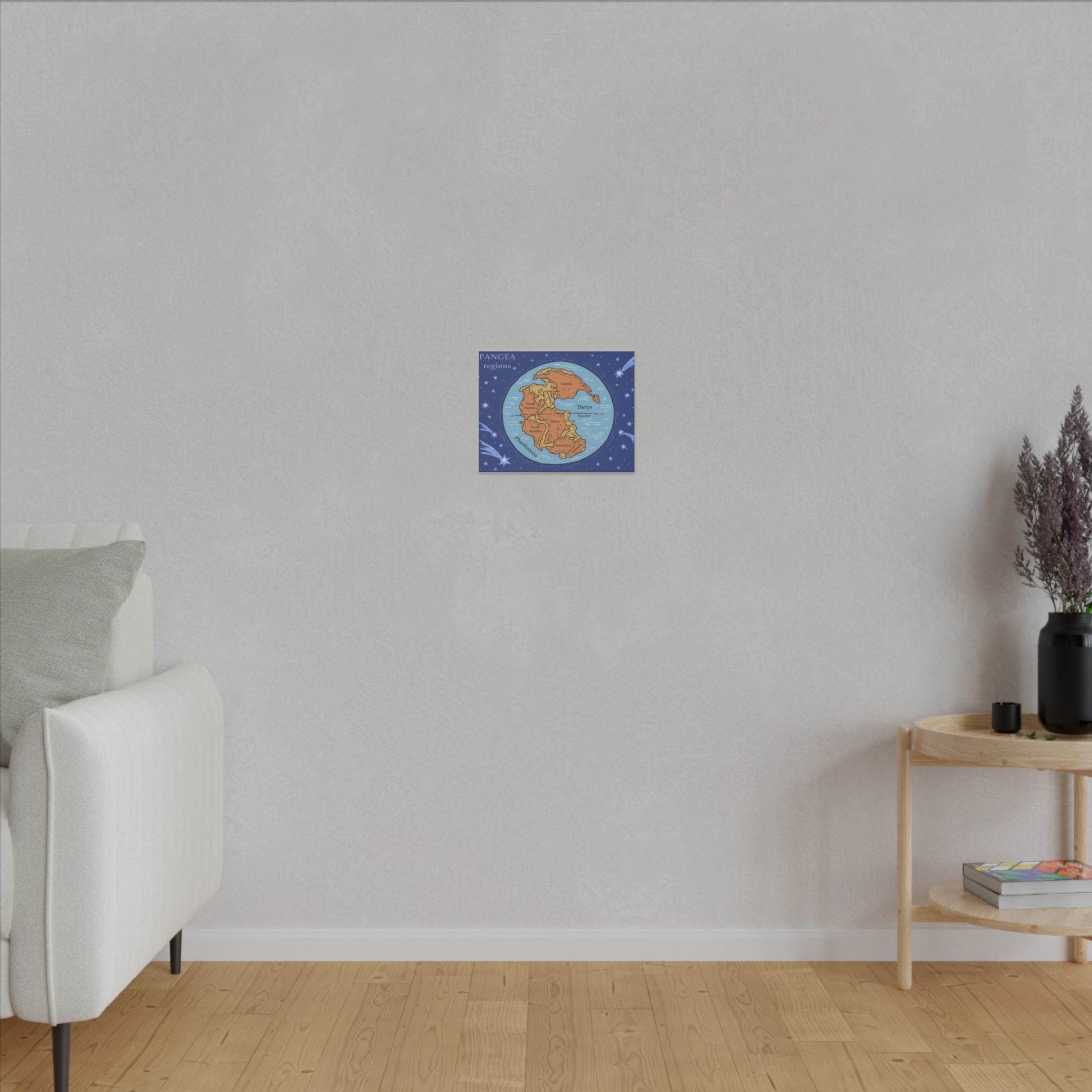 Pangea Regions Canvas Print - Educational Wall Art for Geography Lovers - Concordia Style Boutique