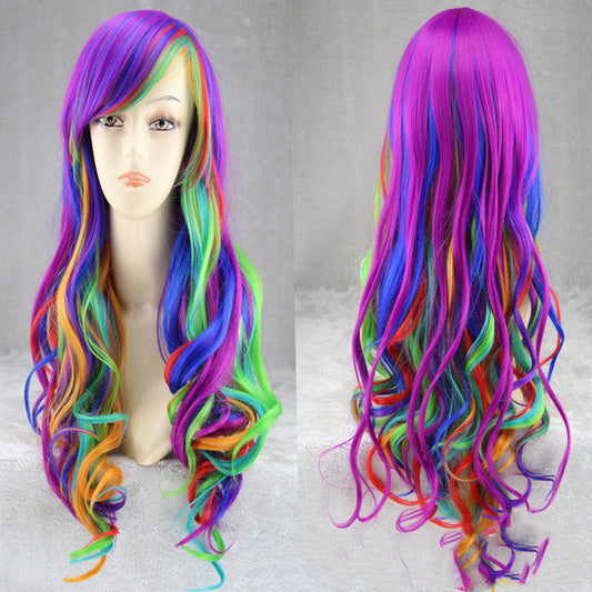 Colorful Rainbow Wig - Premium Wig from Concordia Style Boutique - Just $14.72! Shop now at Concordia Style Boutique