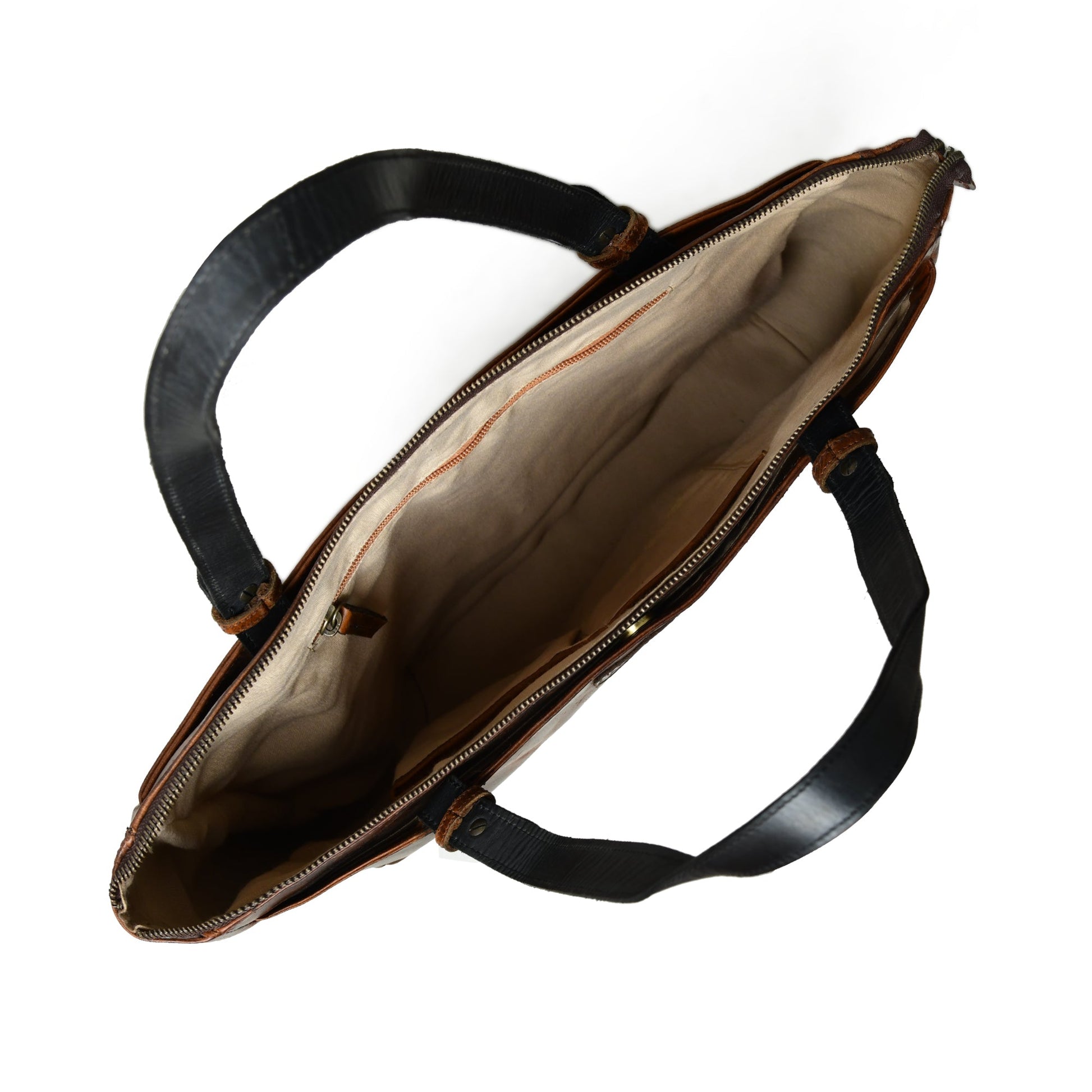 Portland Leather Tote with Zipper - Concordia Style Boutique