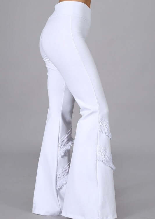 Fit & Flare Fringe Pants Made in USA - Concordia Style Boutique