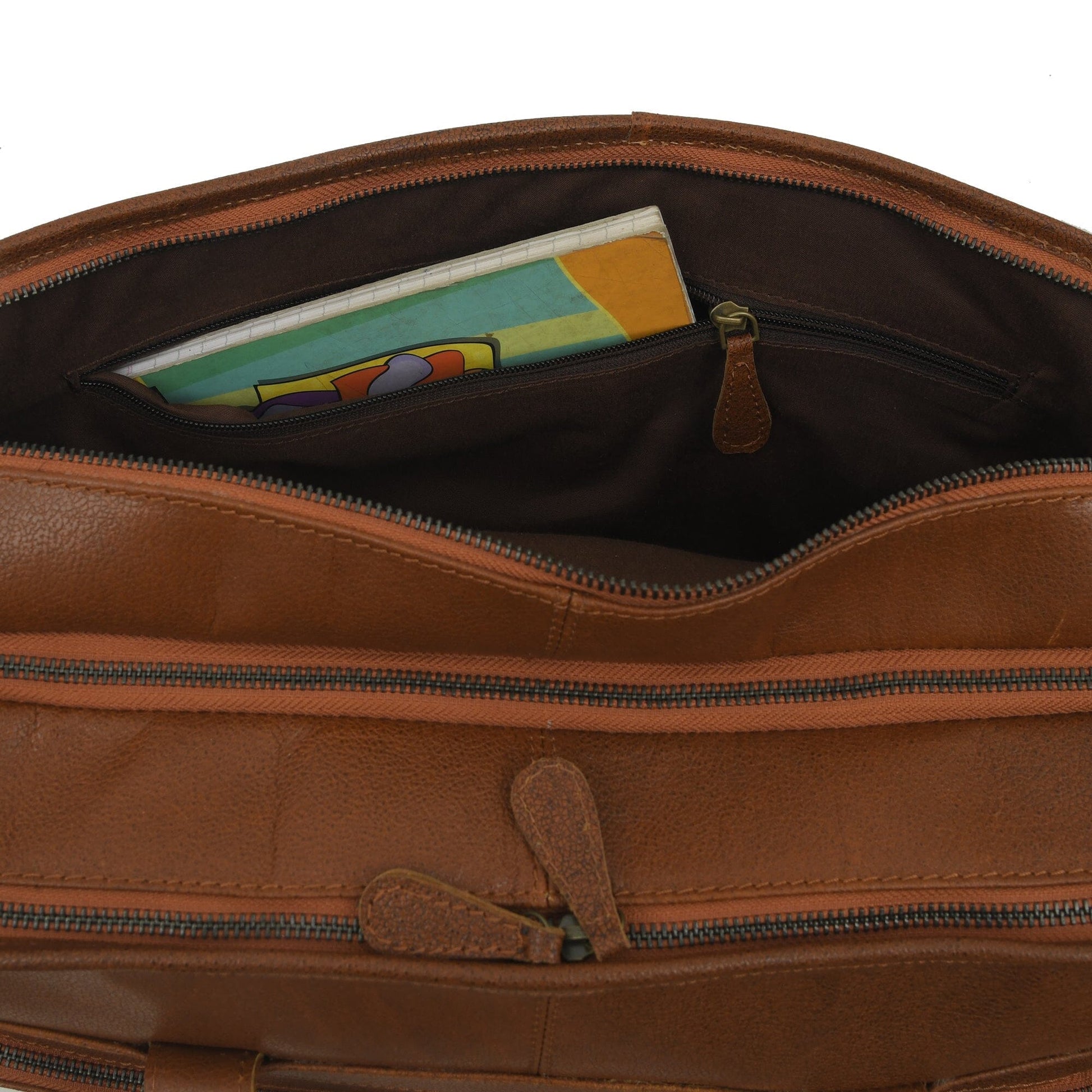 MaheTri Captain Buffalo Briefcase - Concordia Style Boutique