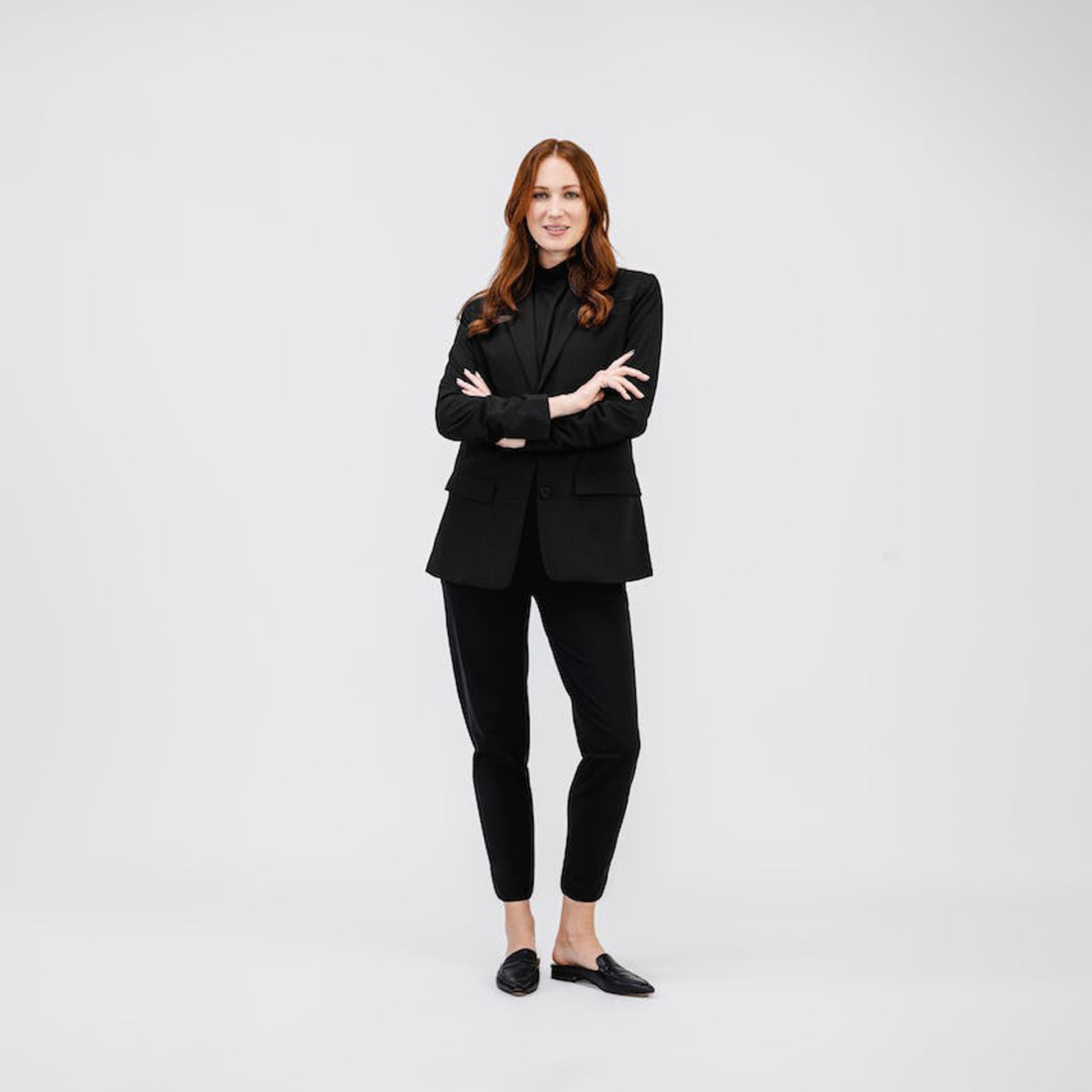 Women's Velocity Oversized Blazer - Black - Concordia Style Boutique