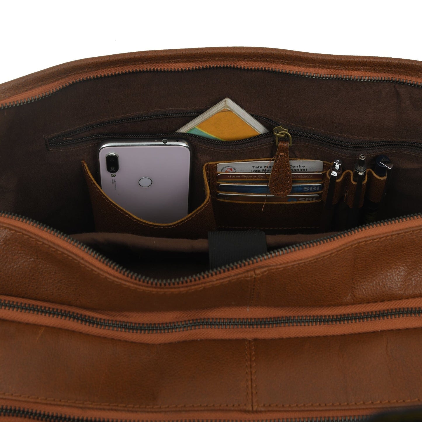 MaheTri Captain Buffalo Briefcase - Concordia Style Boutique