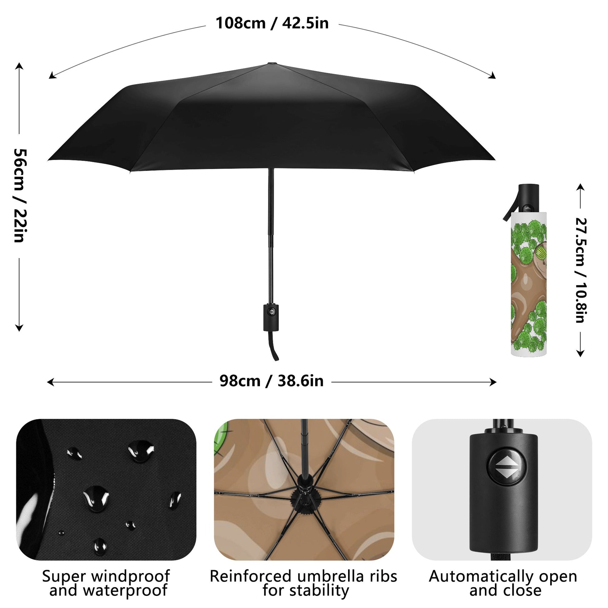 Fully Auto Open & Close Umbrella - Premium Umbrella from Concordia Style Boutique - Just $27.98! Shop now at Concordia Style Boutique