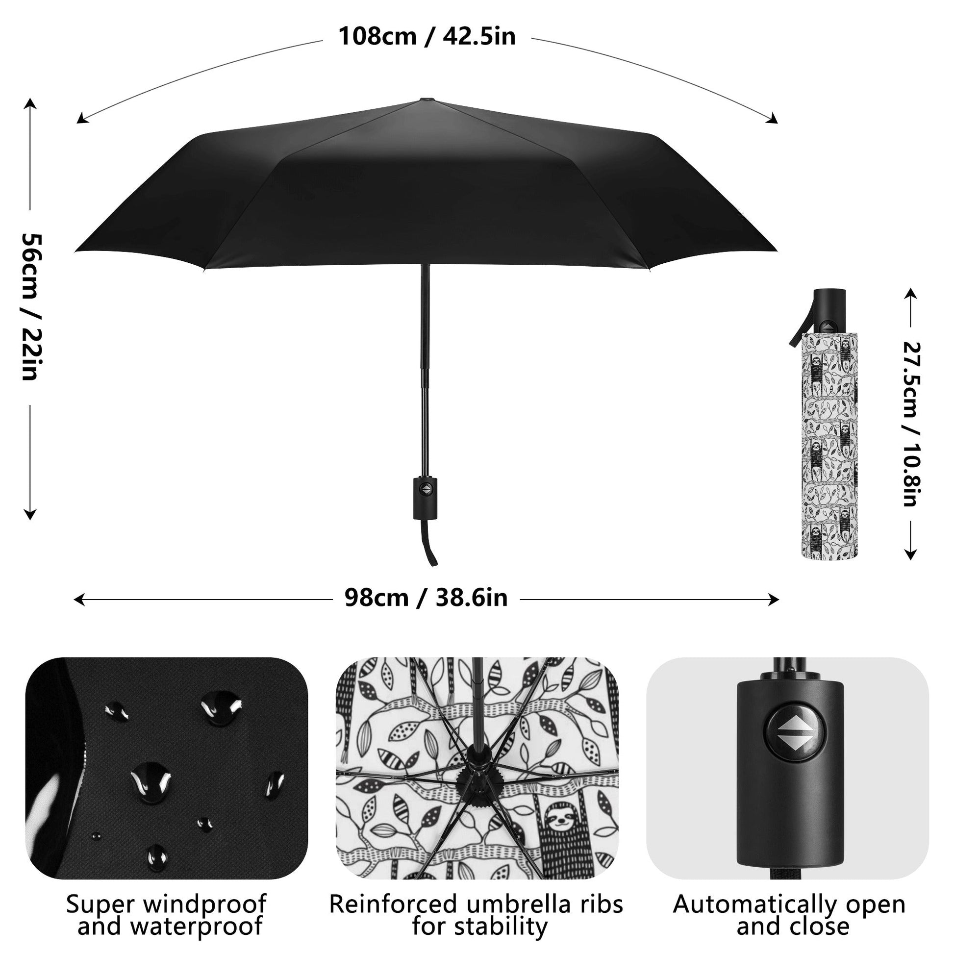 Fully Auto Open & Close Umbrella - Premium Umbrella from Concordia Style Boutique - Just $27.98! Shop now at Concordia Style Boutique