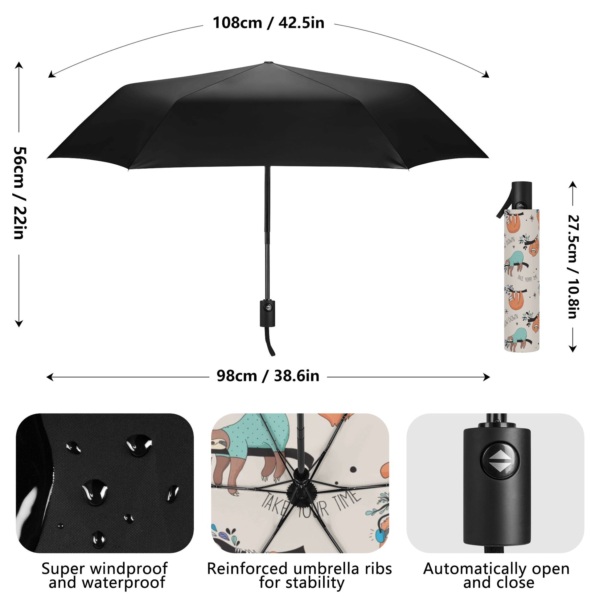 Fully Auto Open & Close Umbrella - Premium Umbrella from Concordia Style Boutique - Just $27.98! Shop now at Concordia Style Boutique