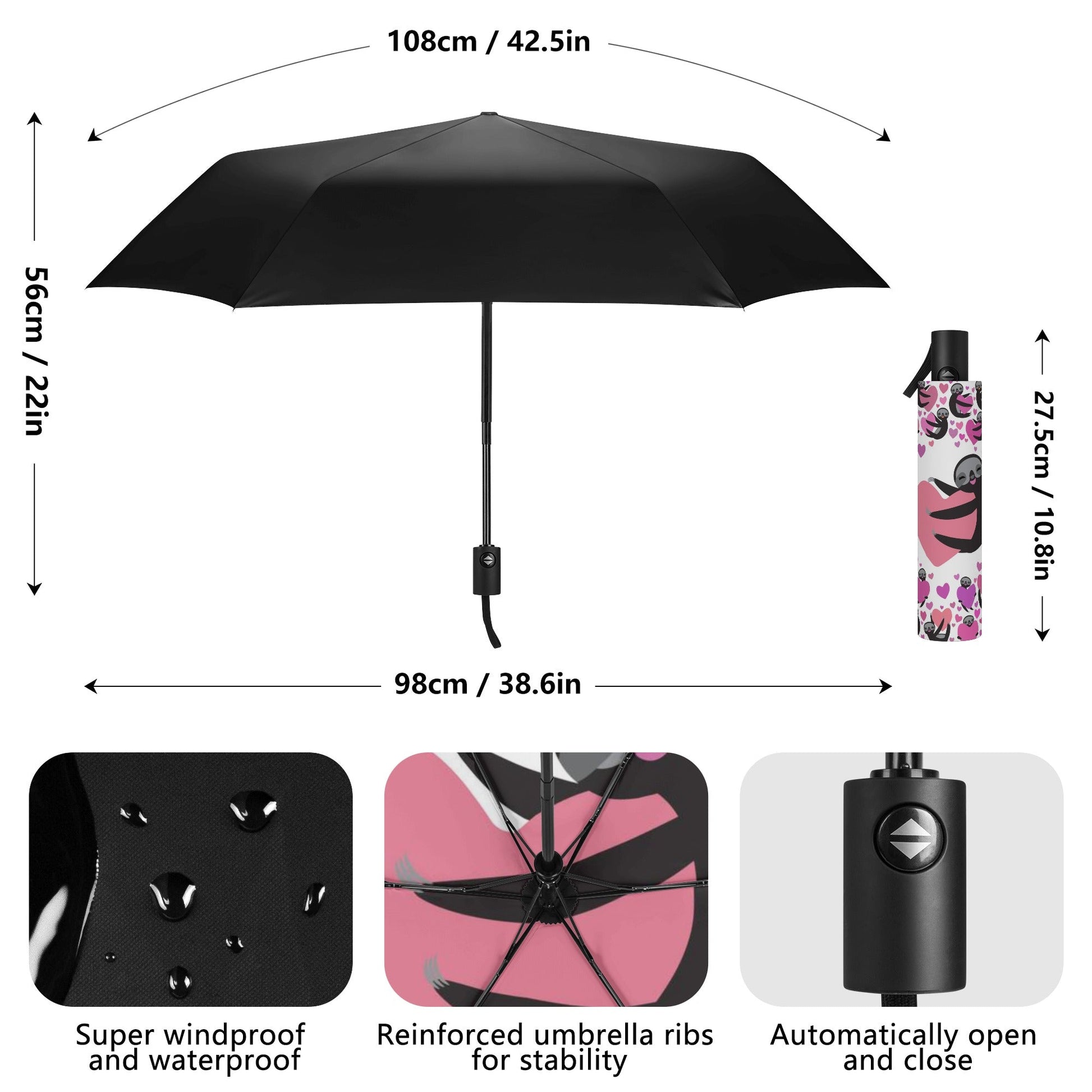 Fully Auto Open & Close Umbrella - Premium Umbrella from Concordia Style Boutique - Just $27.98! Shop now at Concordia Style Boutique