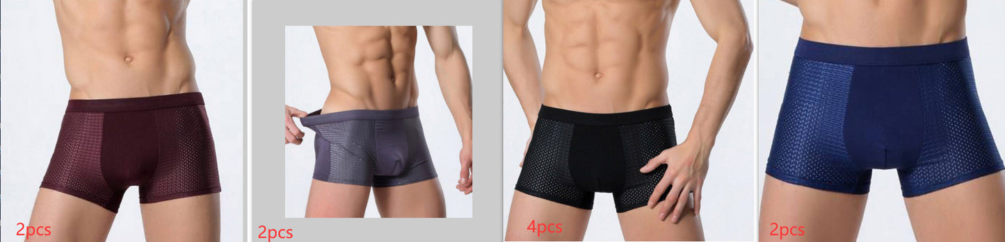 Ice Silk Men's Underwear / Mesh Boxer - Premium Ice silk men's underwear mesh boxer from Concordia Style Boutique - Just $11.67! Shop now at Concordia Style Boutique