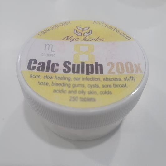 Calcium Sulfate #8 (Calc Sulph 200X) | Cell Salt for Cleansing & Renewal