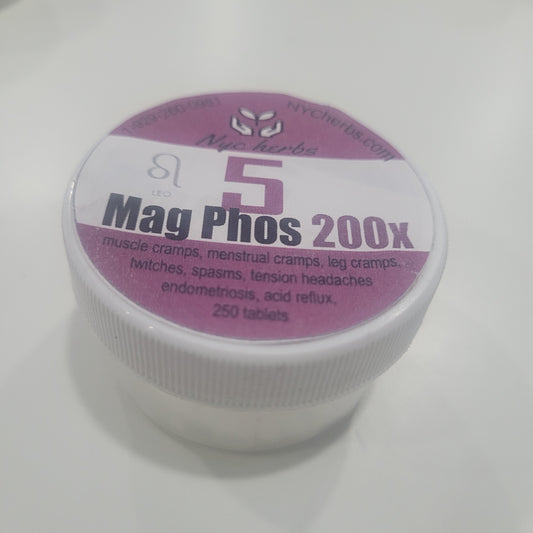 Magnesium Phosphate #5 (Mag Phos 200X) | Cell Salt for Muscle Comfort & Balance