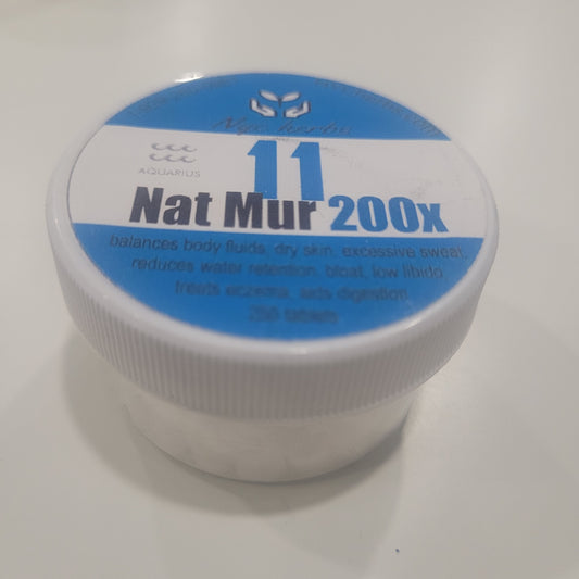Sodium Chloride #11 (Nat Mur 200X) | Cell Salt for Balance & Hydration