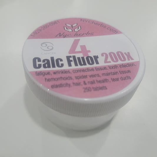 Calcium Fluoride #4 (Calc Fluor 200X) | Cell Salt for Structure & Flexibility