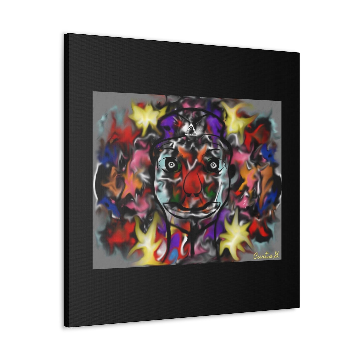 "Tears of a Clown" - Canvas - Premium Canvas from Concordia Style Boutique - Just $23.12! Shop now at Concordia Style Boutique