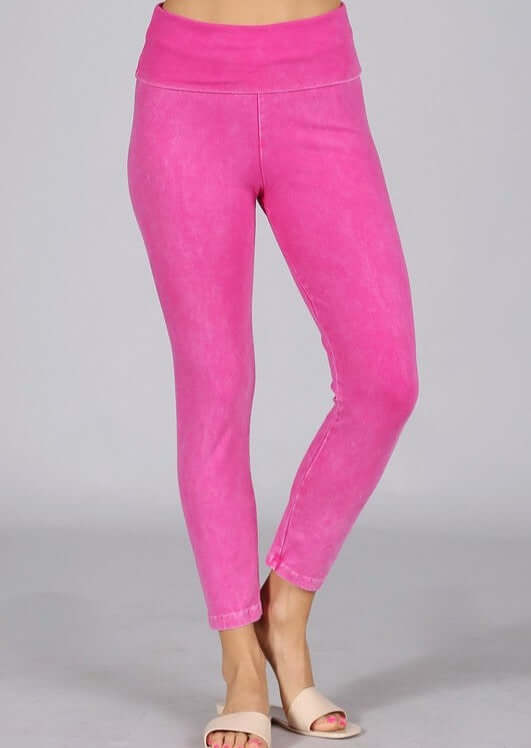 Easy Fit American Cotton Capri Leggings Made in USA - Concordia Style Boutique