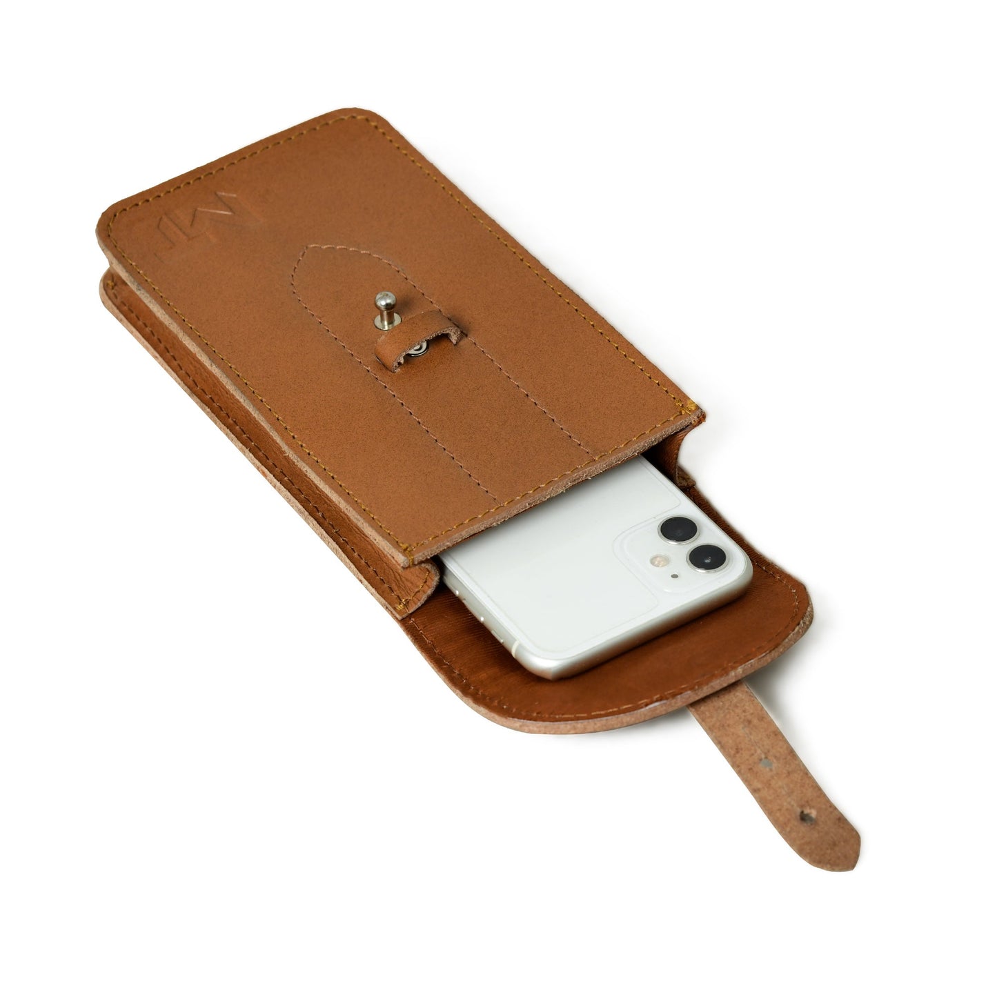 Cocoa Brown Mobile Case With Strap - Concordia Style Boutique