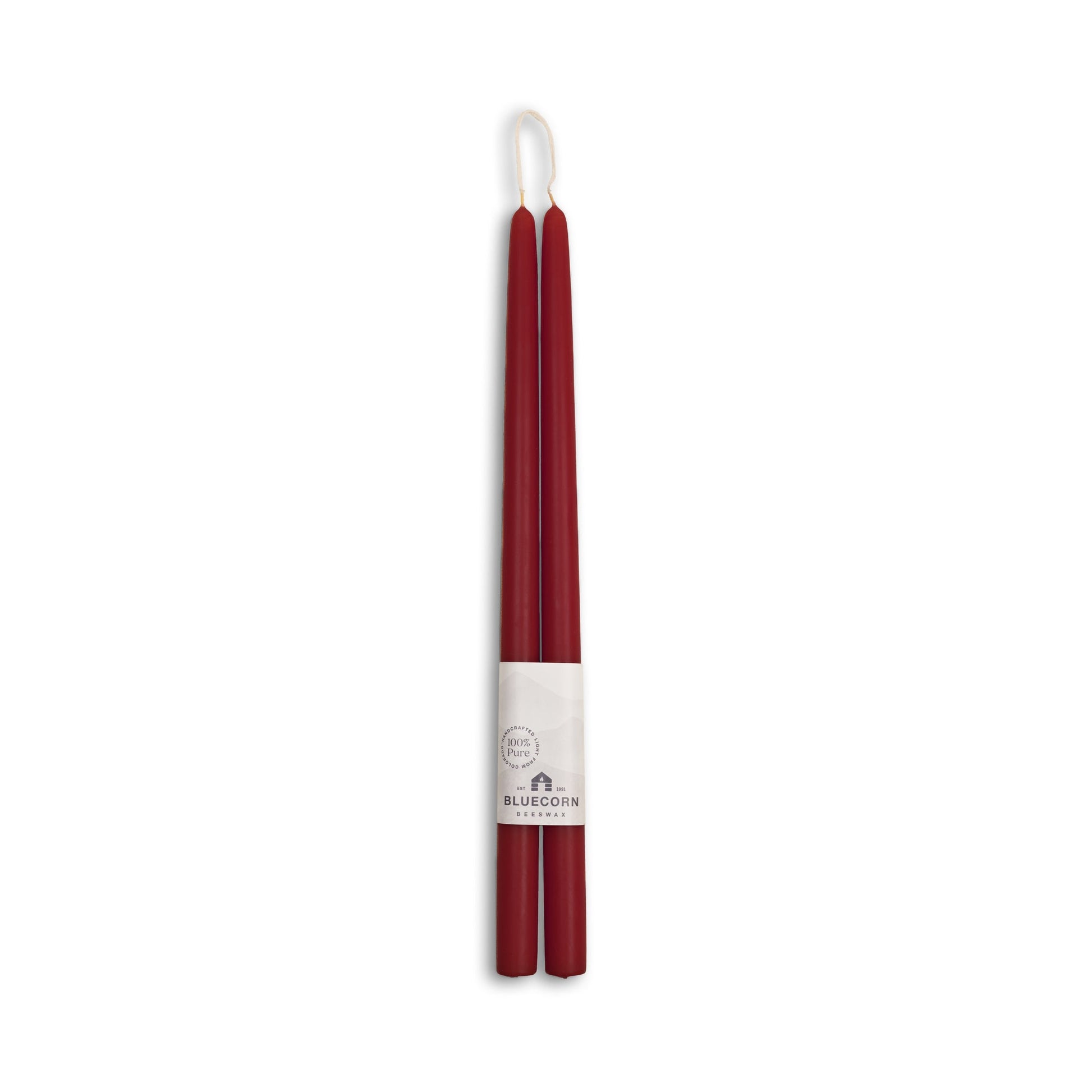 Hand-Dipped Beeswax Taper Candles - 1 Pair - Concordia Style Boutique