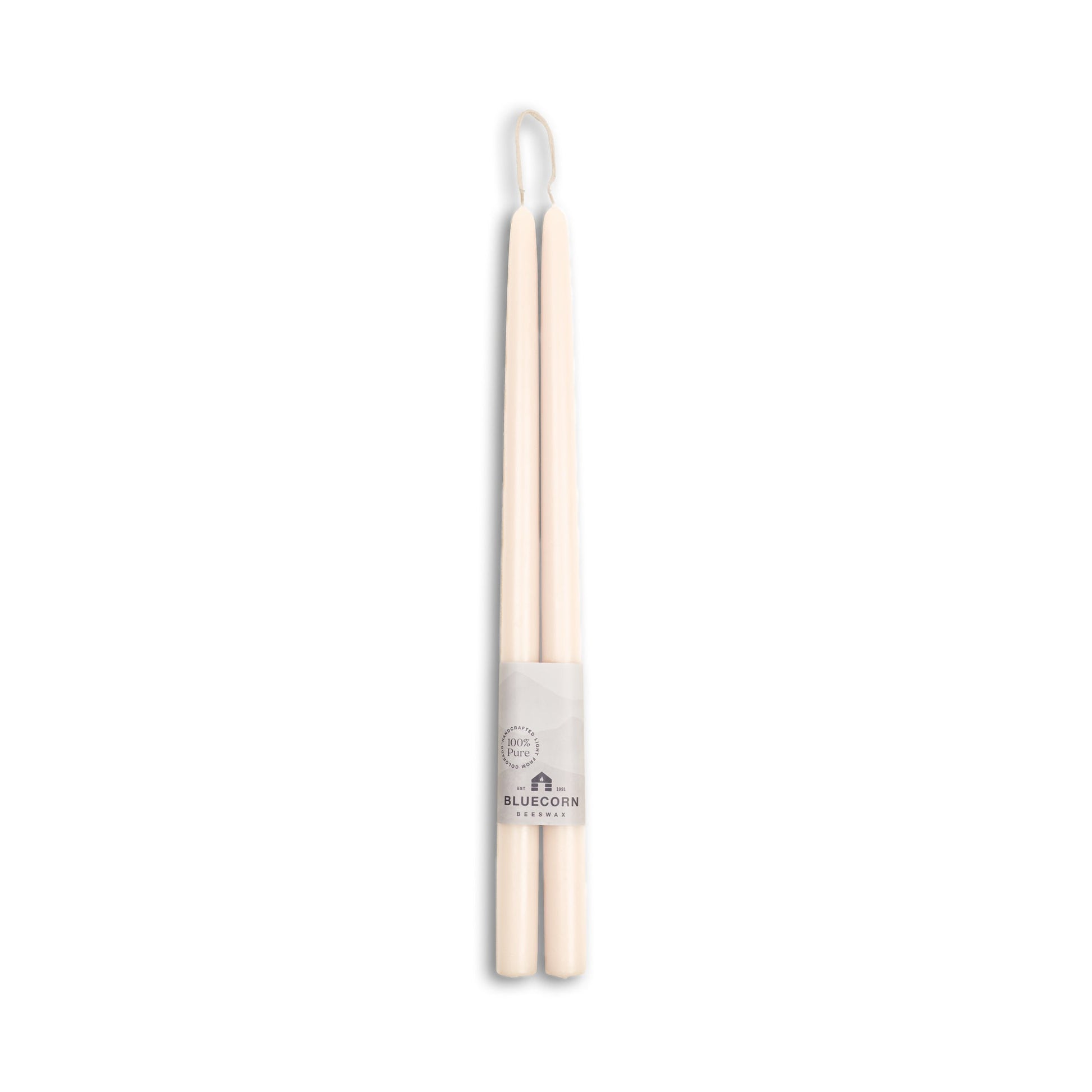Hand-Dipped Beeswax Taper Candles - 1 Pair - Concordia Style Boutique