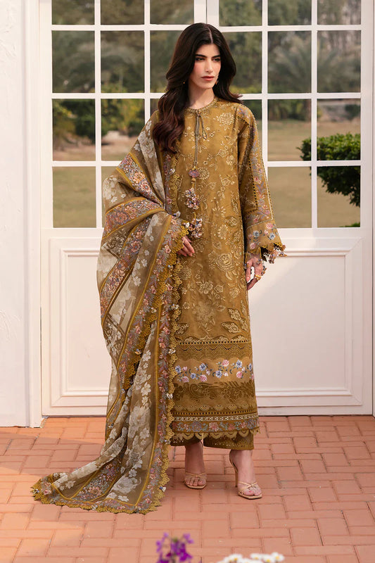 Baroque - BEL-25-D03 3 Piece Embroidered Jacquard Lawn
