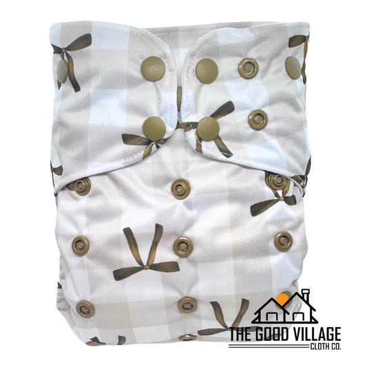 One Size Pocket Diaper | Ador-A-Bow - Concordia Style Boutique