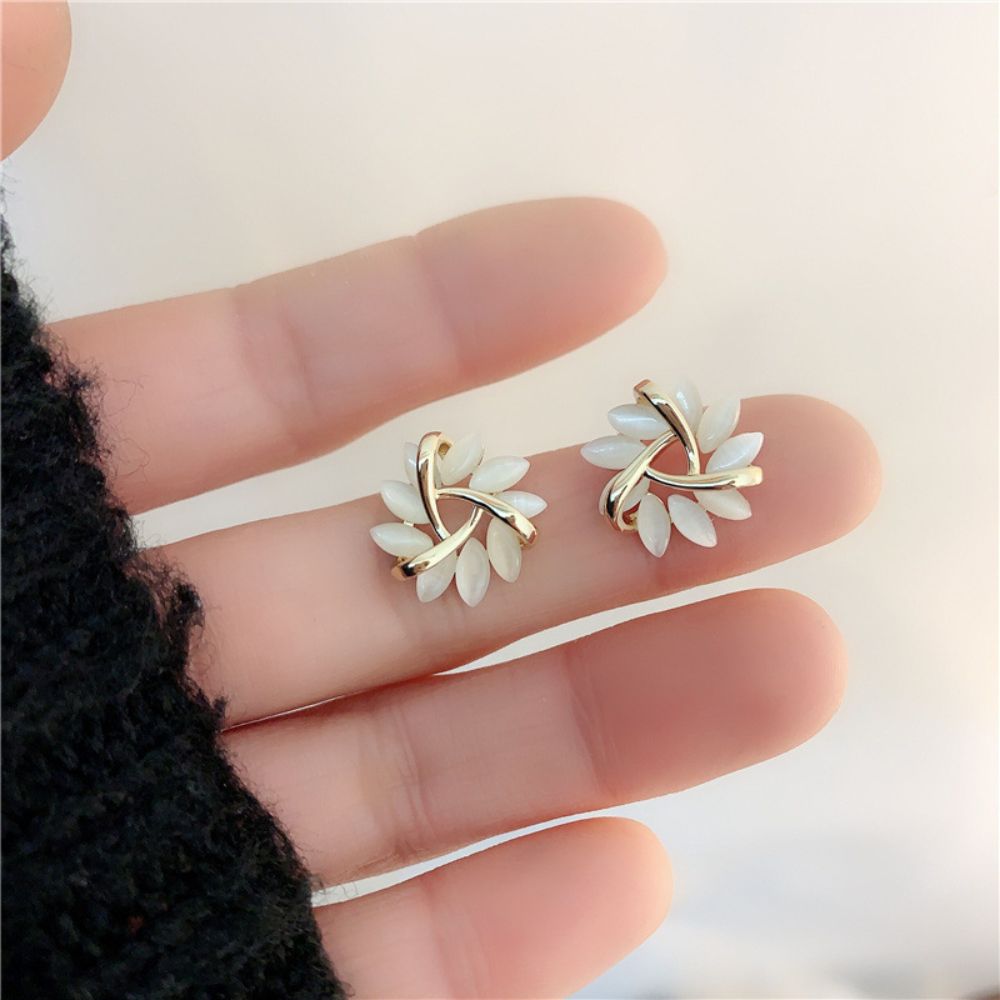 OPAL PETAL STUD EARRINGS (PAIR) - Concordia Style Boutique